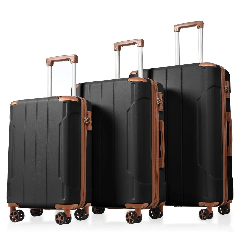 Luggage Sets 3 Piece, Expandab - Expandable Hard Shell Luggage Set ulasan dan harga