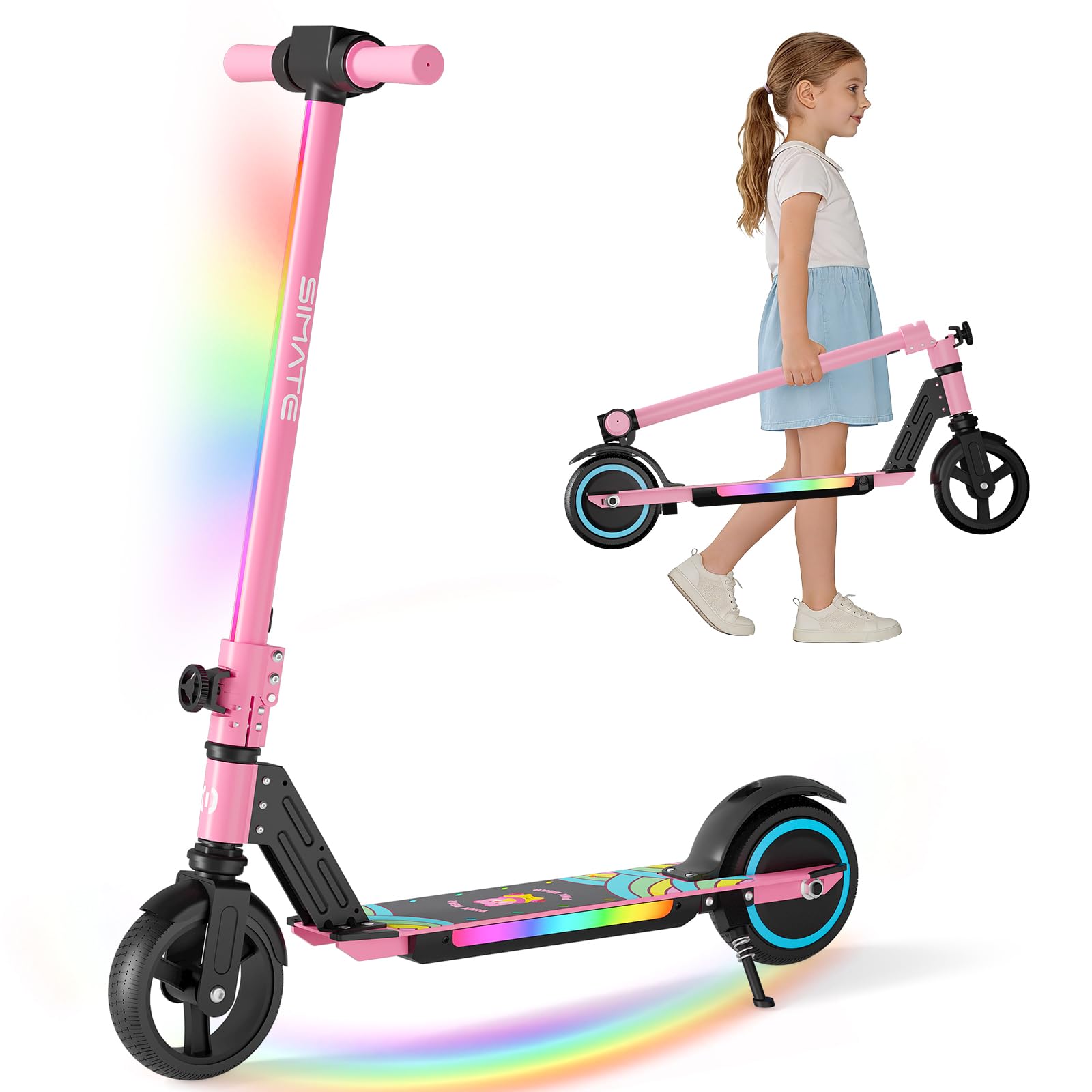 SIMATE Electric Scooter for Ki - Kids Ride On Suitcase Scooter ulasan dan harga