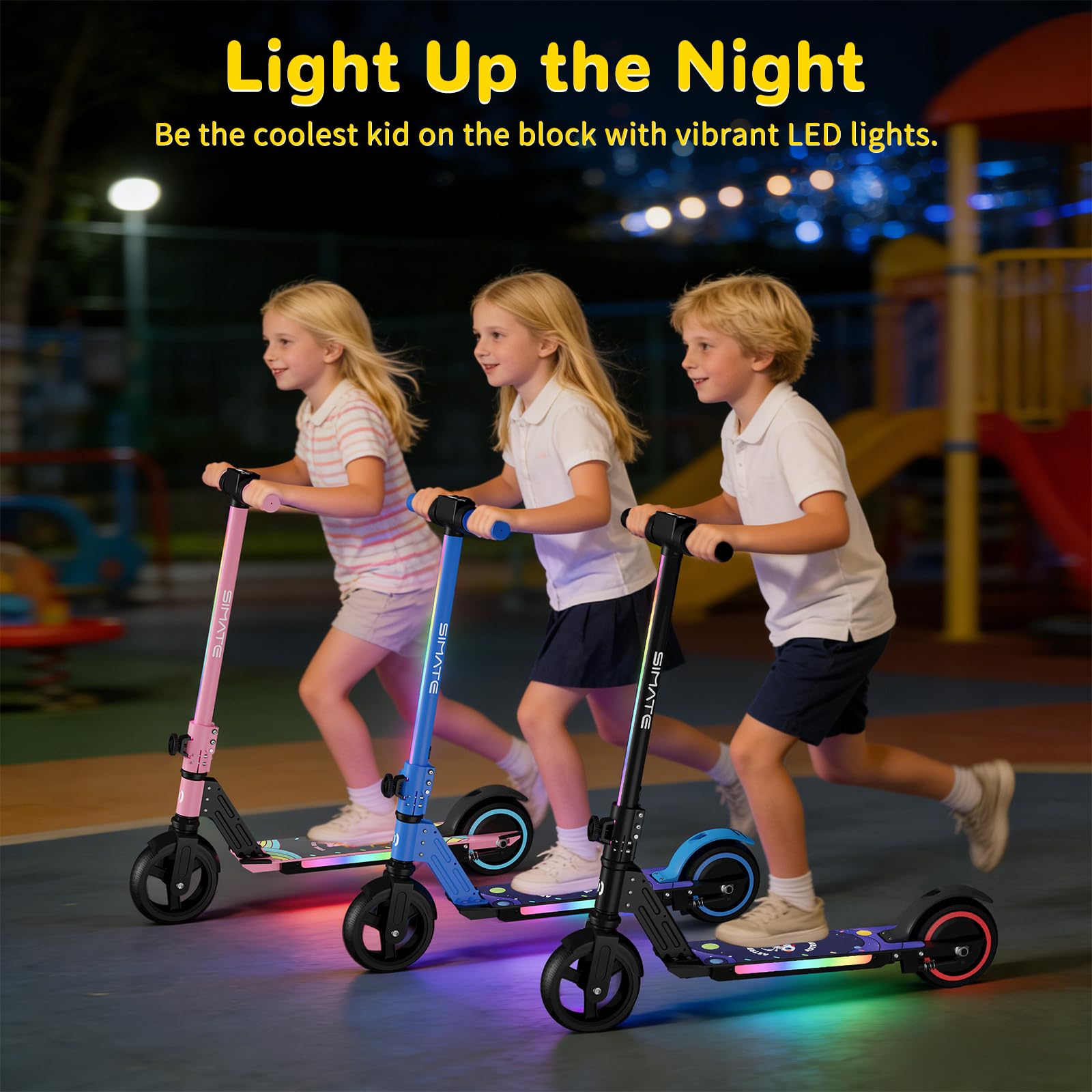 SIMATE Electric Scooter for Ki - Kids Ride On Suitcase Scooter ulasan dan harga
