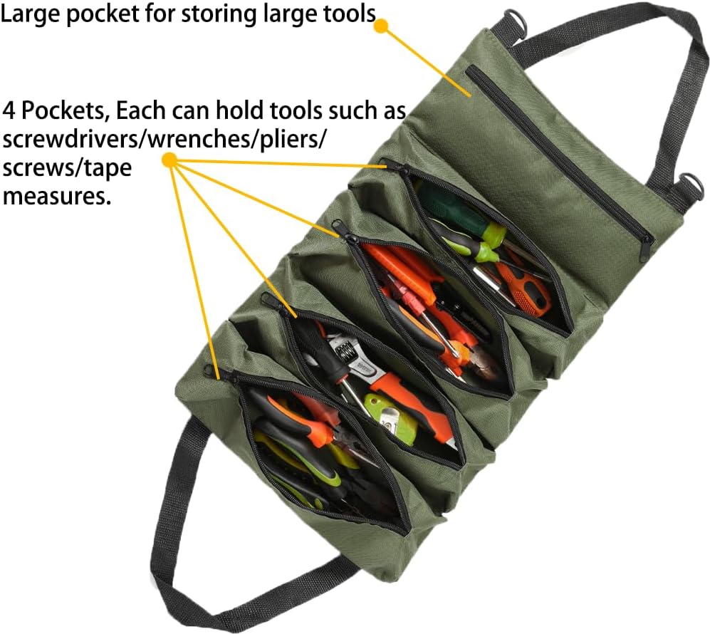 1pc Multi-Purpose Canvas Roll  - Foldable Rolling Luggage Bag ulasan dan harga