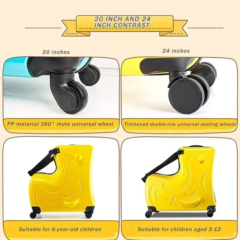 Kids Ride On Suitcase with Whe - Kids Ride On Suitcase Scooter ulasan dan harga
