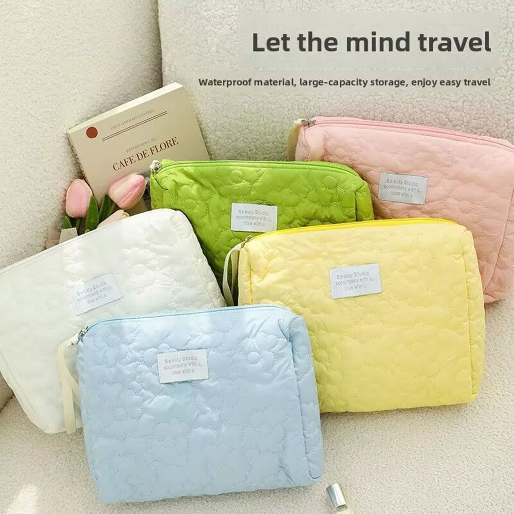 New Flower Pattern Women Makeu - Cosmetic Bags ulasan dan harga