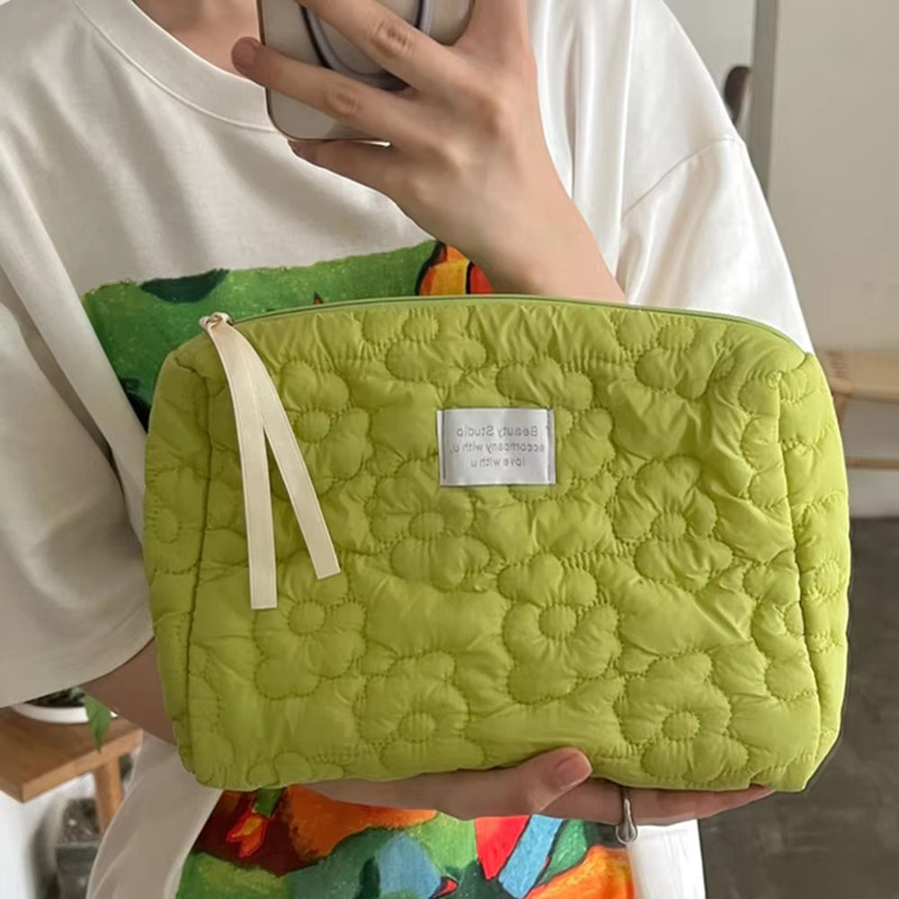 New Flower Pattern Women Makeu - Cosmetic Bags ulasan dan harga