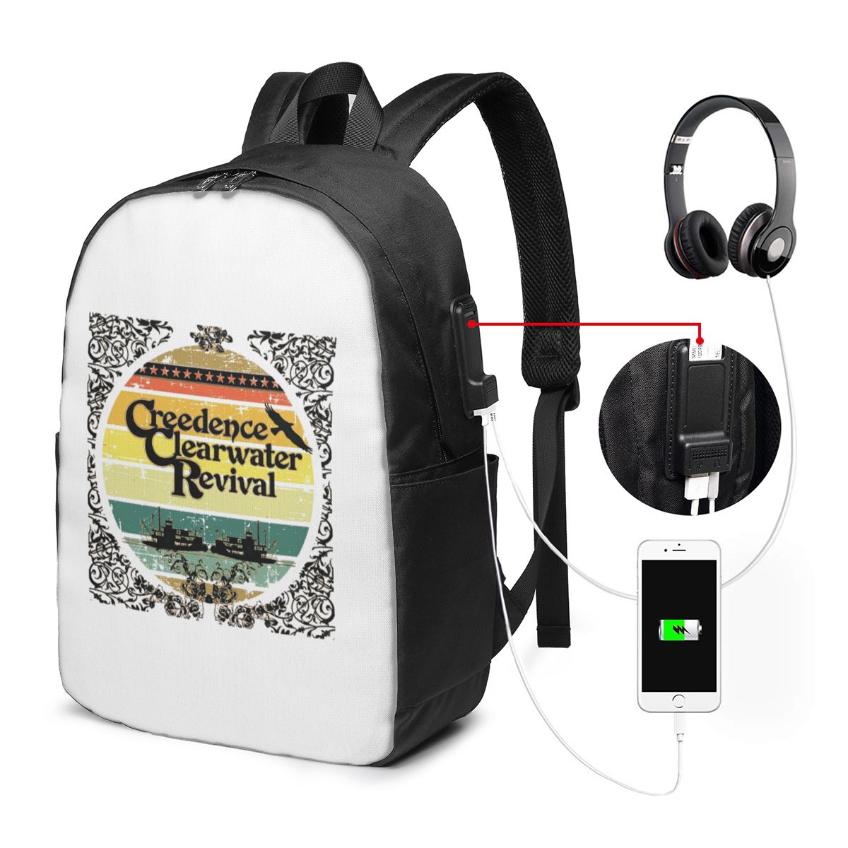 Creedence Clearwater Revival R - Travel Bags ulasan dan harga