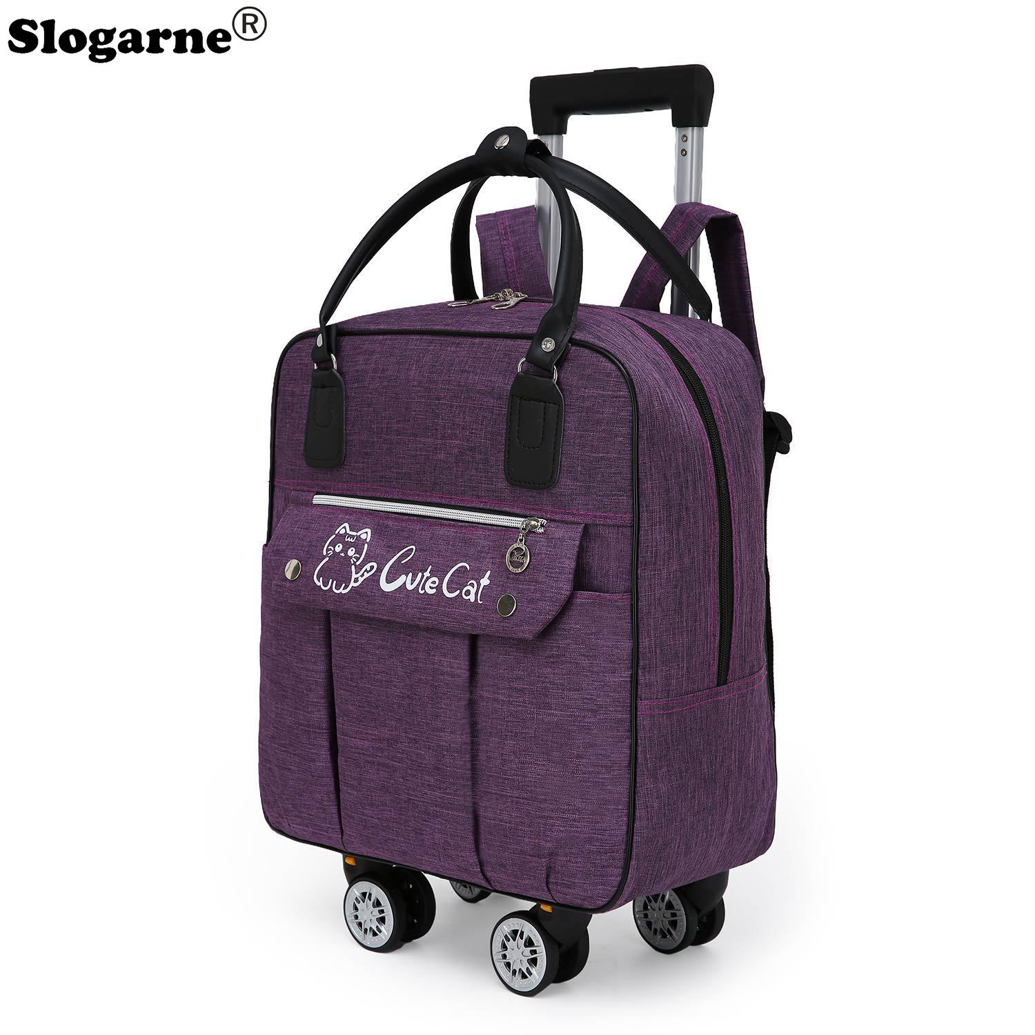 Trolley Large Capacity Travel  - Foldable Rolling Luggage Bag ulasan dan harga