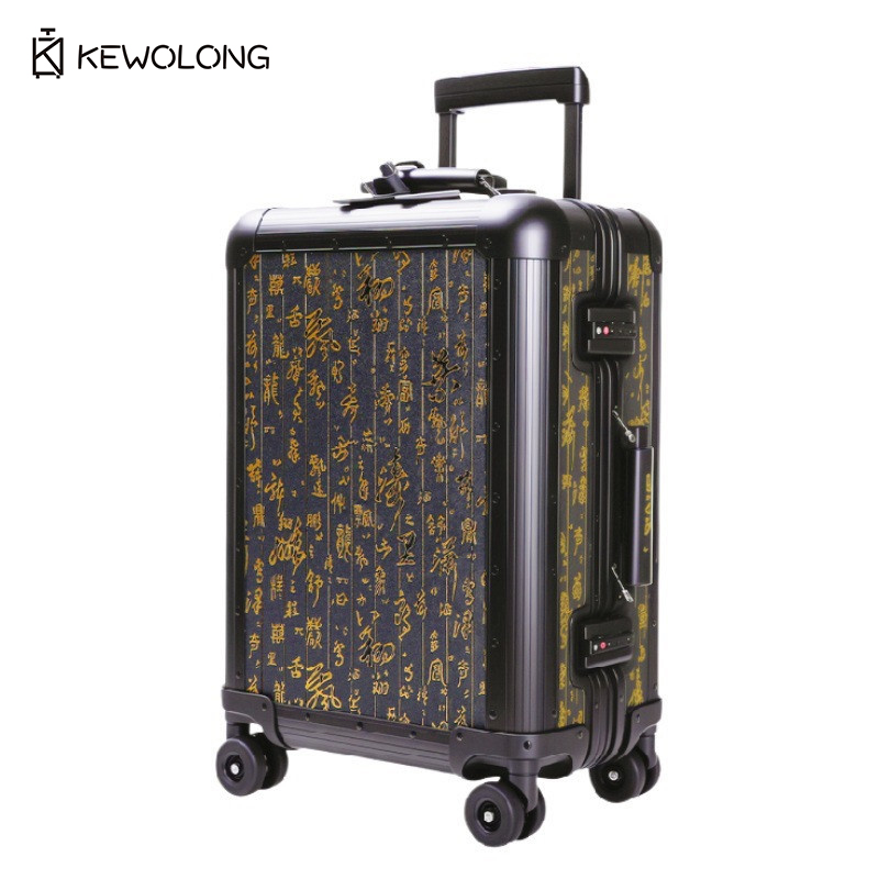 Full Aluminum Magnesium Alloy  - Spinner Wheel Rolling Suitcase 20 Inch ulasan dan harga