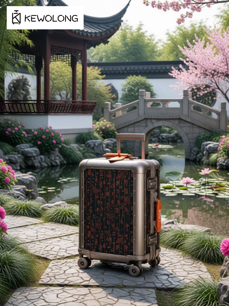 Full Aluminum Magnesium Alloy  - Spinner Wheel Rolling Suitcase 20 Inch ulasan dan harga