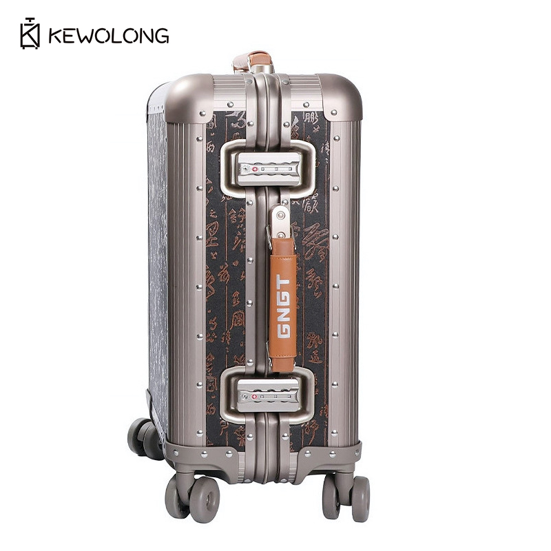 Full Aluminum Magnesium Alloy  - Spinner Wheel Rolling Suitcase 20 Inch ulasan dan harga