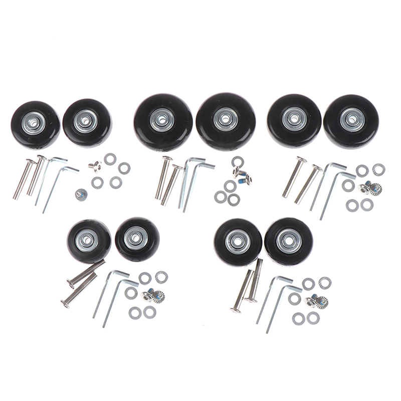 1Set OD 40-54mm Suitcase Parts - Silent Replacement Luggage Wheels ulasan dan harga