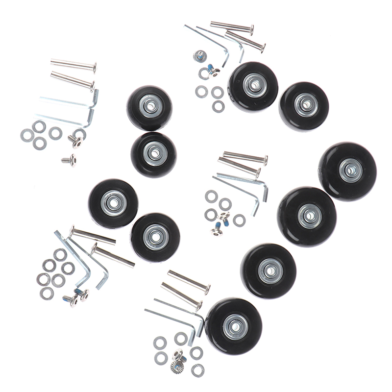 1Set OD 40-54mm Suitcase Parts - Silent Replacement Luggage Wheels ulasan dan harga