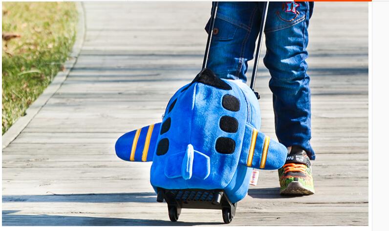 kid Rolling backpack for Schoo - Foldable Rolling Luggage Bag ulasan dan harga