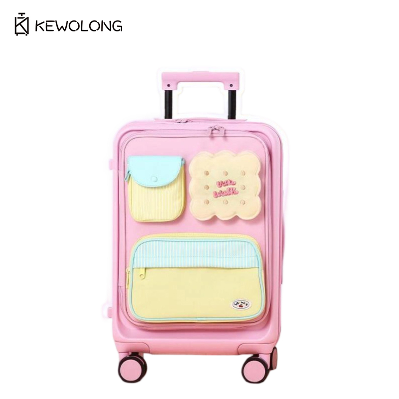 20 Inch Cute Front Opening Spi - Spinner Wheel Rolling Suitcase 20 Inch ulasan dan harga