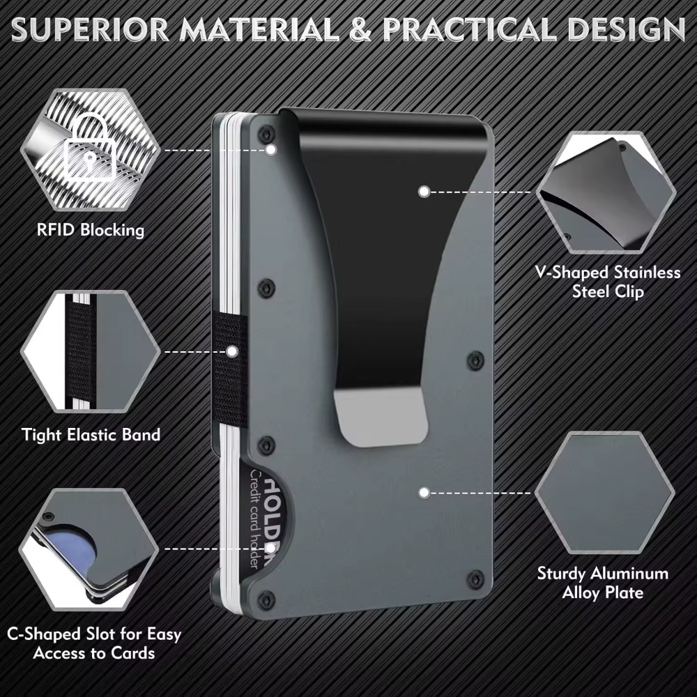 Aluminum Alloy Rfid Blocking C - Wallets ulasan dan harga