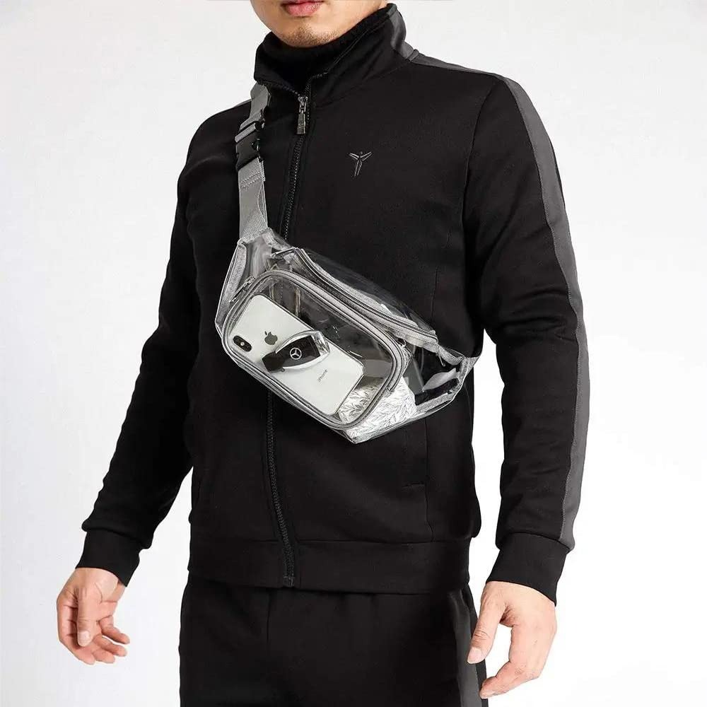 Clear Fanny Pack Transparent P - Handbags ulasan dan harga