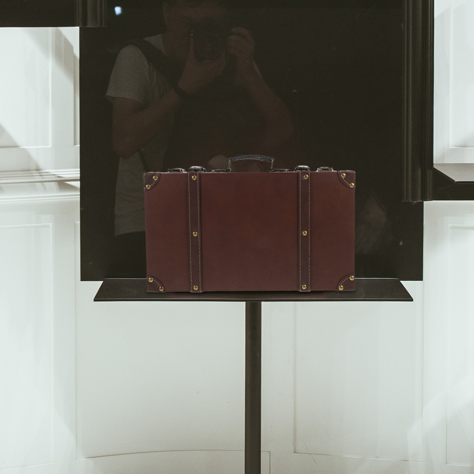 Vintage Style Trunk Suitcase B - Retro Vintage Trunk Suitcase ulasan dan harga