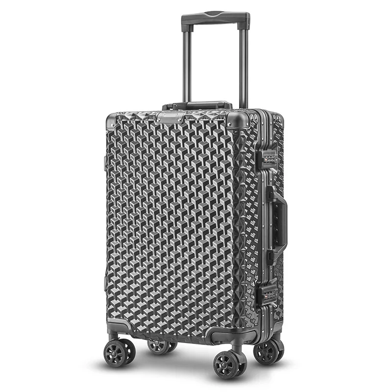 New Travel suitcase,password b - Aluminum Frame Carry On Luggage ulasan dan harga