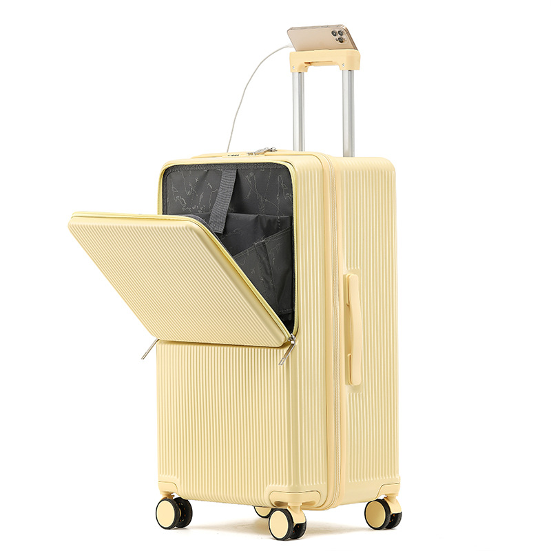 sushimu Suitcase Wide Handle T - Aluminum Frame Carry On Luggage ulasan dan harga