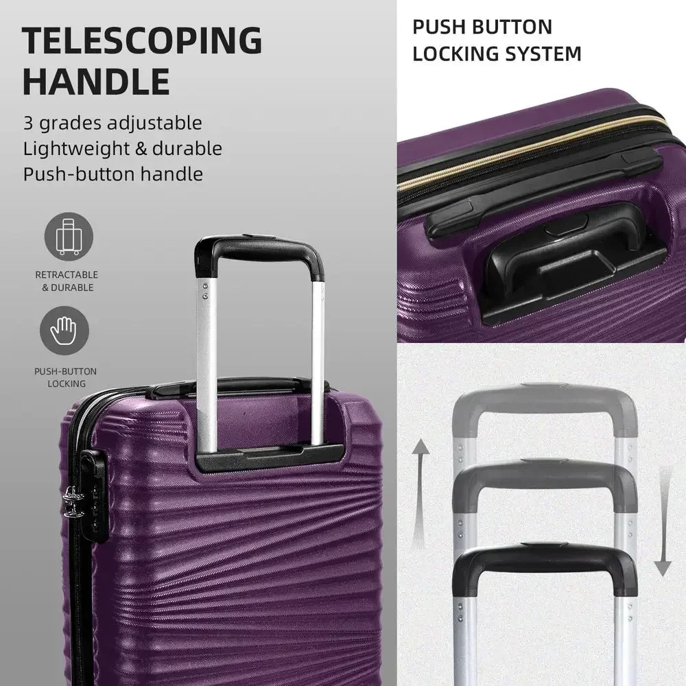 5-Piece Hard Shell Expandable  - Expandable Hard Shell Luggage Set ulasan dan harga