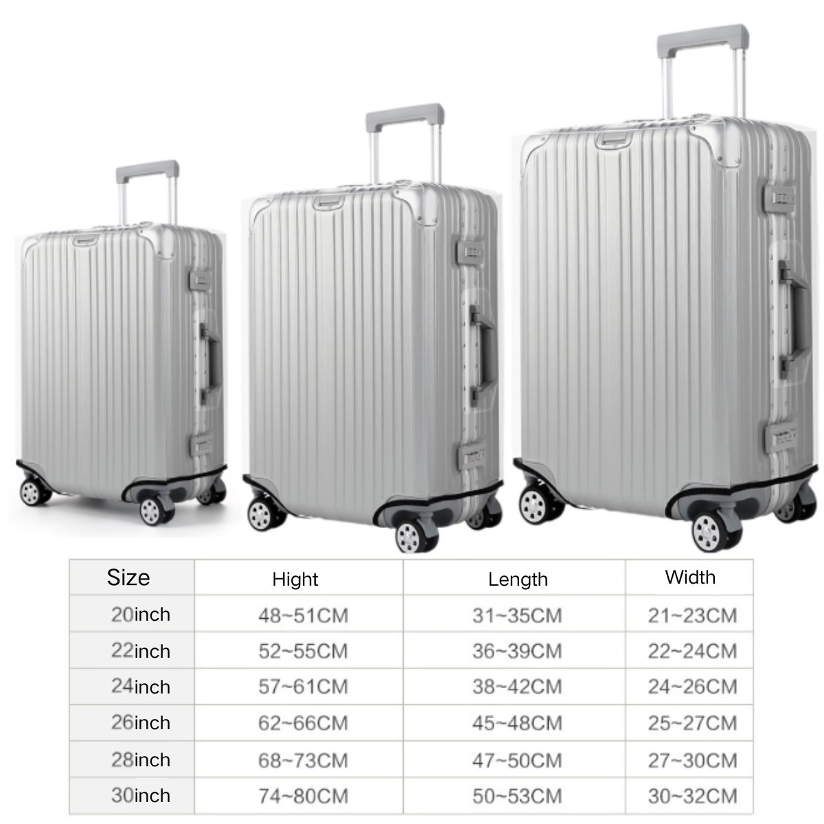 Thicken Clear Luggage Cover Pr - Waterproof Suitcase Cover Protector ulasan dan harga