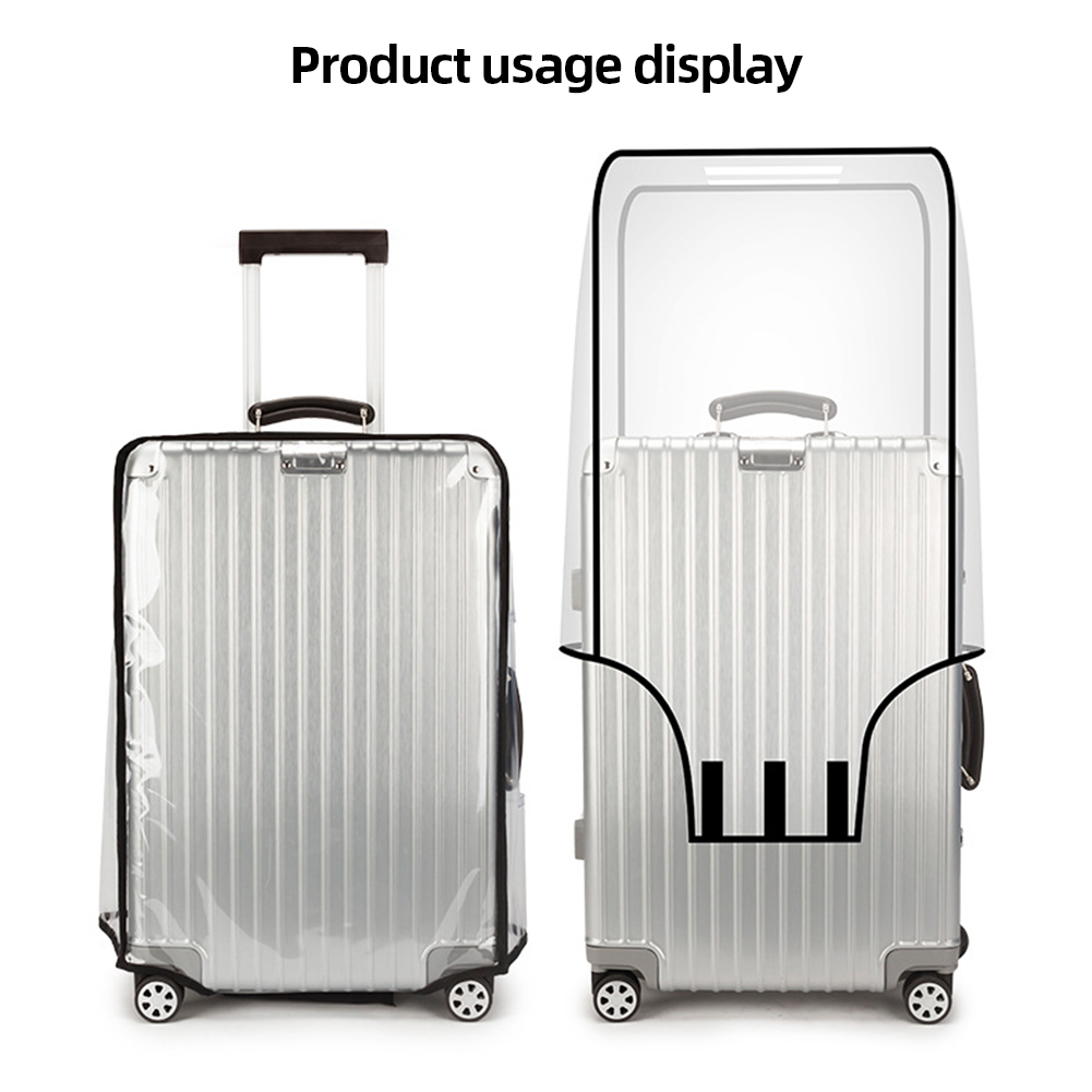 18-30inch Clear Suitcase Cover - Waterproof Suitcase Cover Protector ulasan dan harga