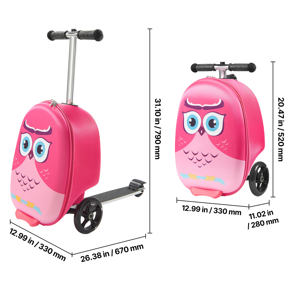 20 Inch Kids Ride on Scooter L - Kids Ride On Suitcase Scooter ulasan dan harga
