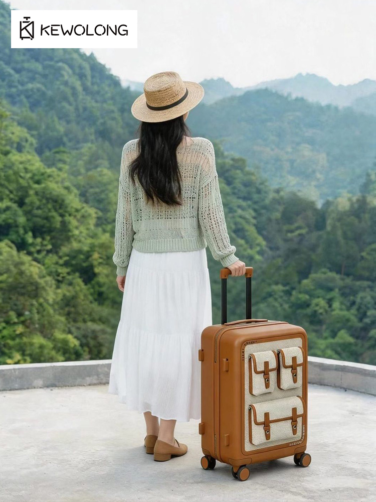 Vintage Canvas Spinner Suitcas - Spinner Wheel Rolling Suitcase 20 Inch ulasan dan harga