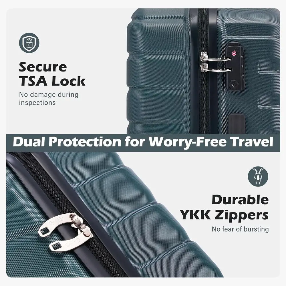 3-Piece Hard Shell Spinner Lug - Expandable Hard Shell Luggage Set ulasan dan harga