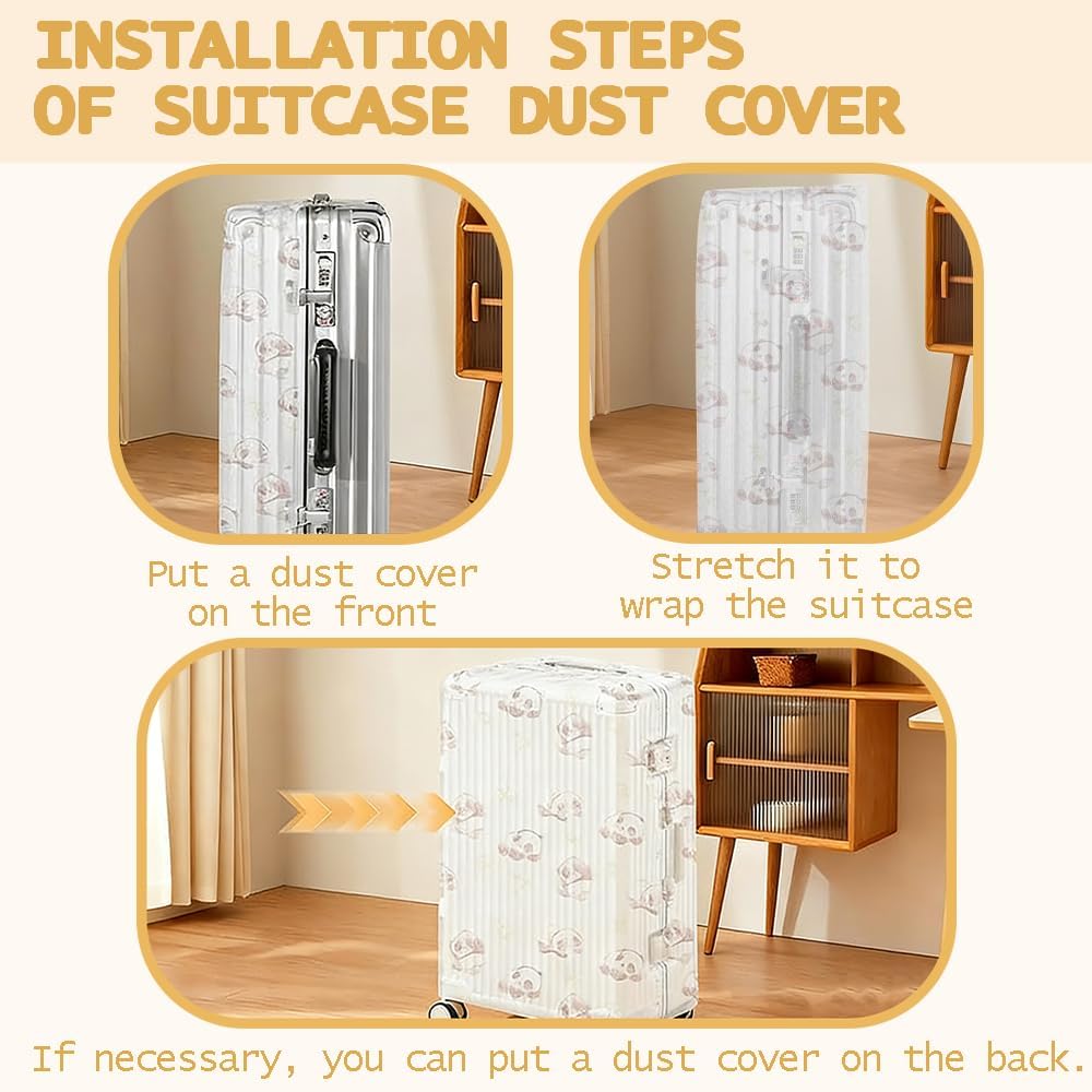 Disposable Non-Woven Universal - Waterproof Suitcase Cover Protector ulasan dan harga