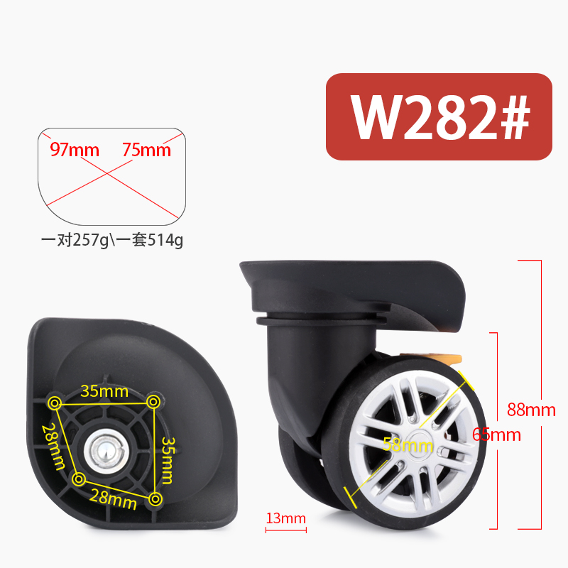 For 41Z# Luggage Spinner Wheel - Silent Replacement Luggage Wheels ulasan dan harga