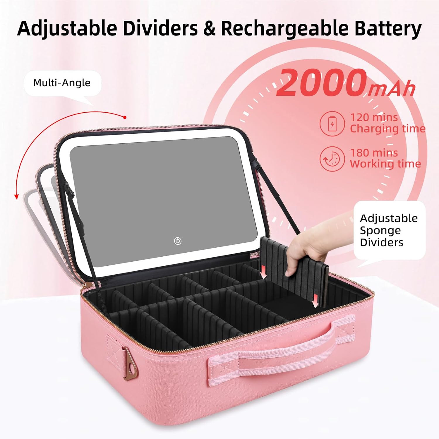 Large Capacity Makeup Bag 15'' - Cosmetic Bags ulasan dan harga