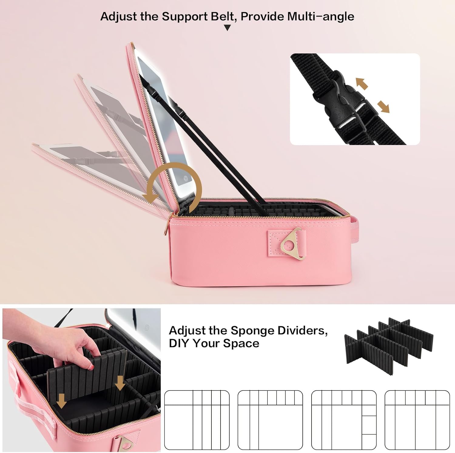 Large Capacity Makeup Bag 15'' - Cosmetic Bags ulasan dan harga