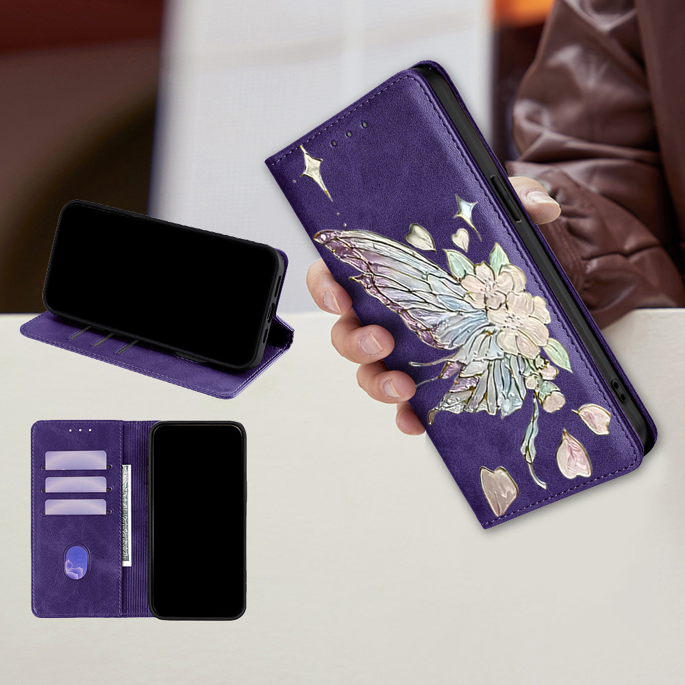 Painted Magnetic Flip Leather  - Wallets ulasan dan harga
