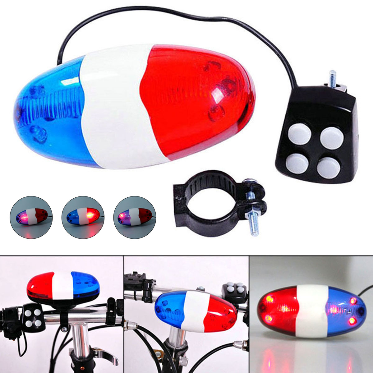 Bicycles Bell Police Car Light - Kids Ride On Suitcase Scooter ulasan dan harga