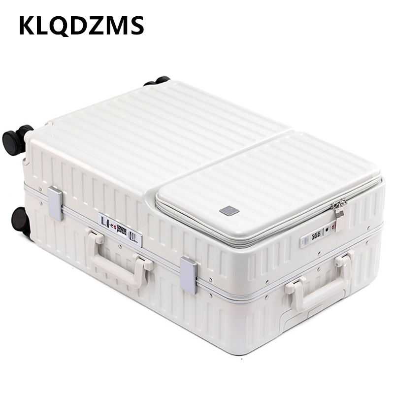KLQDZMS Handheld Travel Suitca - Front Opening Laptop Luggage 24 Inch ulasan dan harga