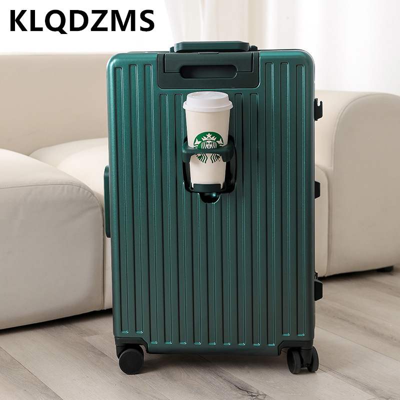 KLQDZMS Handheld Travel Suitca - Front Opening Laptop Luggage 24 Inch ulasan dan harga