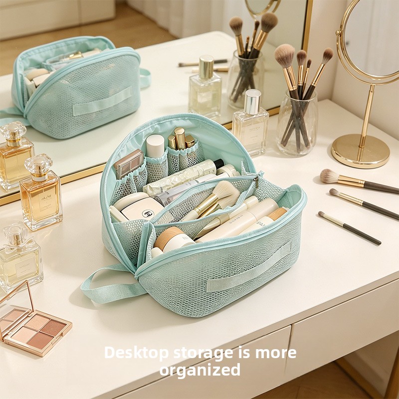 New Arrival Mesh Cosmetic Bag  - Cosmetic Bags ulasan dan harga