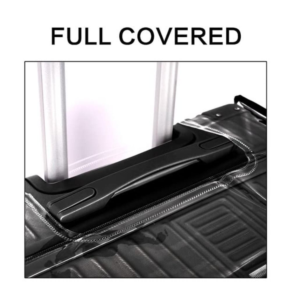 PVC Transparent Luggage Cover  - Waterproof Suitcase Cover Protector ulasan dan harga